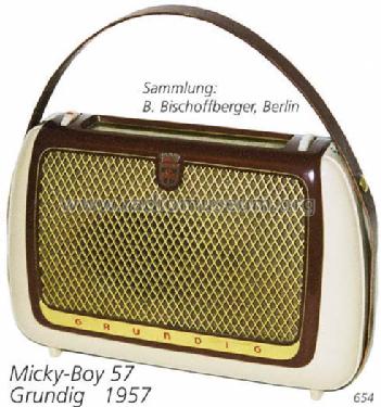 Micky-Boy 57; Grundig Radio- (ID = 270) Radio