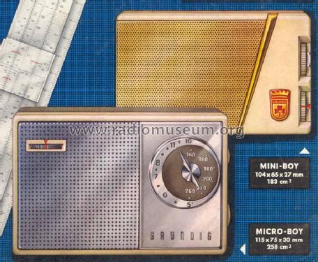 Micro-Boy 201; Grundig Radio- (ID = 35872) Radio