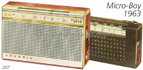 Micro-Boy 202; Grundig Radio- (ID = 278) Radio