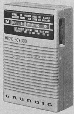 Micro-Boy 300; Grundig Radio- (ID = 412916) Radio