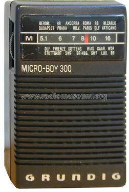 Micro-Boy 300a; Grundig Radio- (ID = 1351911) Radio