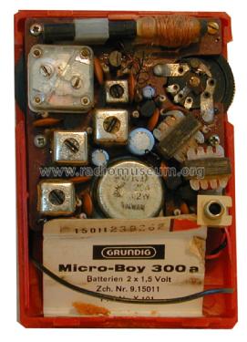 Micro-Boy 300a; Grundig Radio- (ID = 1351913) Radio