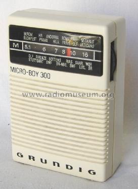 Micro-Boy 300a; Grundig Radio- (ID = 1623391) Radio