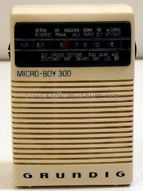 Micro-Boy 300a; Grundig Radio- (ID = 296774) Radio