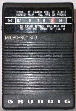 Micro-Boy 300a; Grundig Radio- (ID = 347727) Radio
