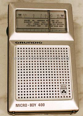 Micro-Boy 400; Grundig Radio- (ID = 1371828) Radio