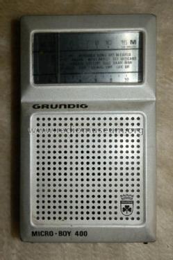 Micro-Boy 400; Grundig Radio- (ID = 2583080) Radio
