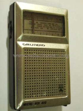 Micro-Boy 400; Grundig Radio- (ID = 379866) Radio