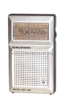 Micro-Boy 400; Grundig Radio- (ID = 65625) Radio