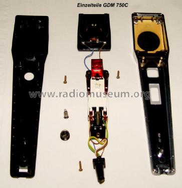 Mikrofon-Lautsprecher GDM 519; Grundig Radio- (ID = 841260) Mikrofon/TA