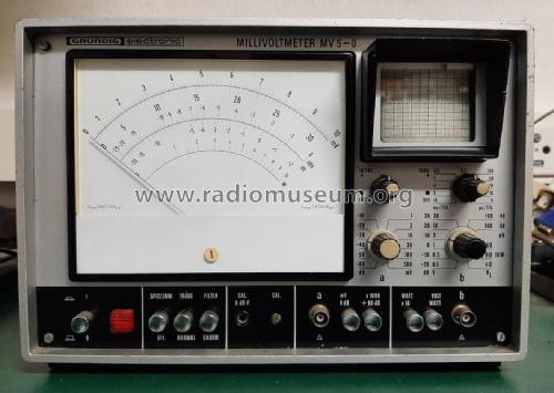 Millivoltmeter mit Oszilloskop MV 5-O ; Grundig Radio- (ID = 2651875) Equipment