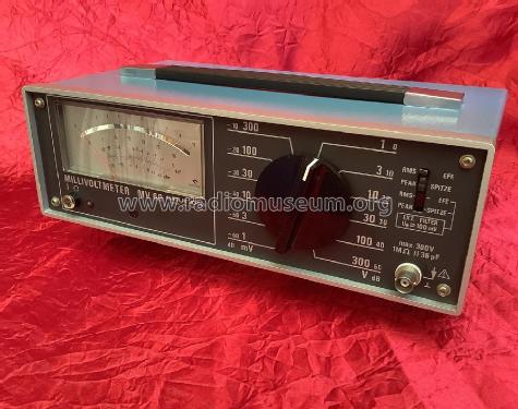 Millivoltmeter MV60; Grundig Radio- (ID = 2757343) Equipment