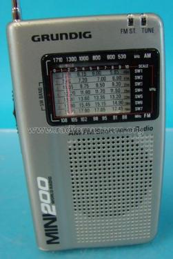 World Radio Mini 200; Grundig Radio- (ID = 1422547) Radio