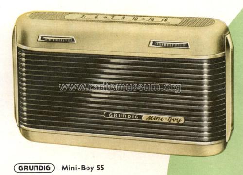Mini-Boy 55 ; Grundig Radio- (ID = 2731606) Radio