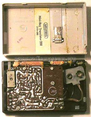 Mini-Boy Transistor 200; Grundig Radio- (ID = 520437) Radio