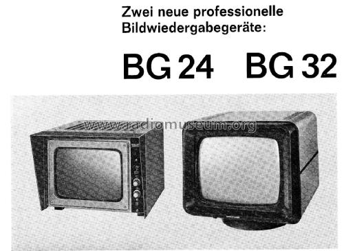 Monitor BG 32; Grundig Radio- (ID = 2068725) Télévision
