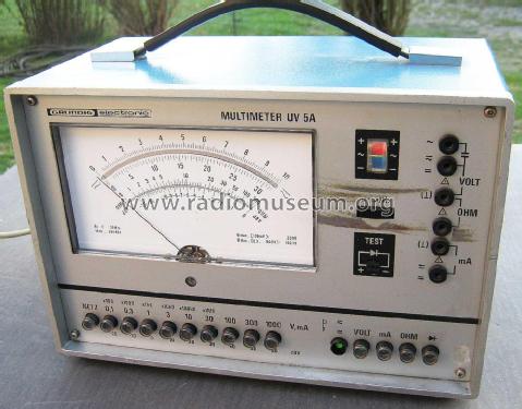 Multimeter UV5A; Grundig Radio- (ID = 2311848) Ausrüstung