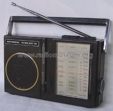 Music-Boy 50; Grundig Radio- (ID = 1591347) Radio
