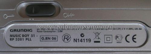 Music-Boy 51 RP5201PLL; Grundig Radio- (ID = 1998478) Radio