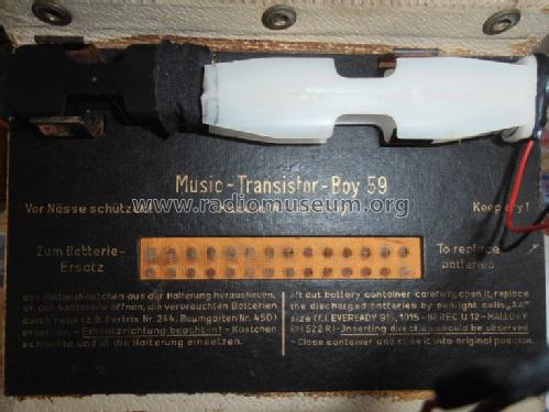 Music-Transistor-Boy 59; Grundig Radio- (ID = 1651132) Radio