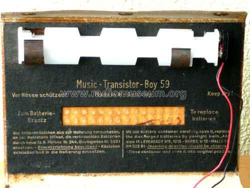 Music-Transistor-Boy 59; Grundig Radio- (ID = 437278) Radio