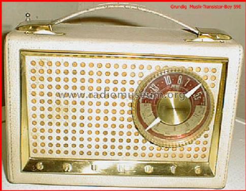 Music-Transistor-Boy 59E; Grundig Radio- (ID = 59776) Radio