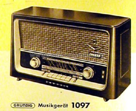 Musikgerät 1097; Grundig Radio- (ID = 491337) Radio