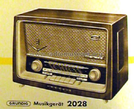 Musikgerät 2028; Grundig Radio- (ID = 491357) Radio