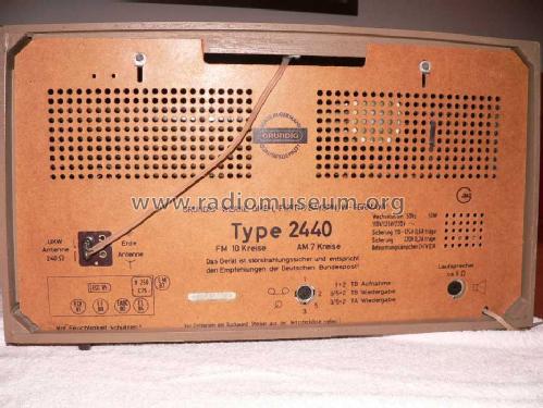 Musikgerät 2440; Grundig Radio- (ID = 1183003) Radio