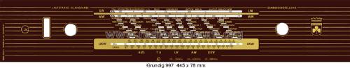 Musikgerät 997; Grundig Radio- (ID = 954872) Radio