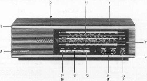 Musikgerät RF111 Ch= CS111; Grundig Radio- (ID = 71144) Radio