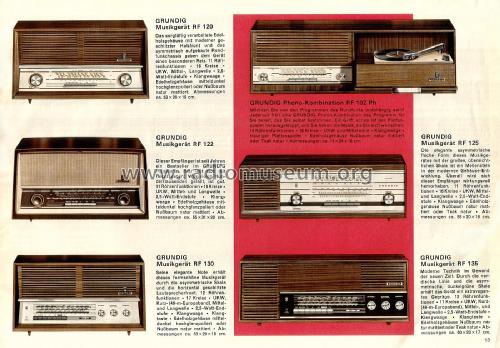 Musikgerät RF122; Grundig Radio- (ID = 2134995) Radio