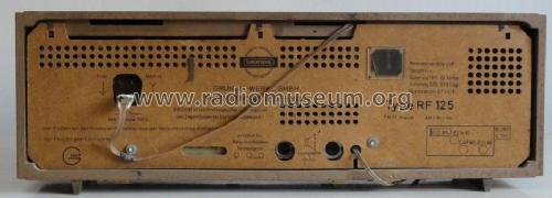 Musikgerät RF125; Grundig Radio- (ID = 1139865) Radio