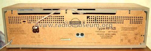 Musikgerät RF145; Grundig Radio- (ID = 408649) Radio