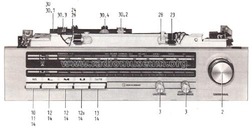 Musikgerät RF2060a Ch= CS61; Grundig Radio- (ID = 2611442) Radio