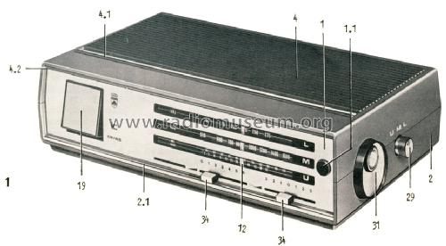 Musikgerät RF20; Grundig Radio- (ID = 1099462) Radio