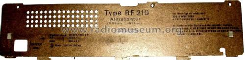Musikgerät RF210 ; Grundig Radio- (ID = 39955) Radio