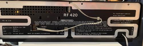 Musikgerät RF420 Ch= RC420; Grundig Radio- (ID = 2863015) Radio