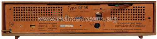 Musikgerät RF95; Grundig Radio- (ID = 709454) Radio