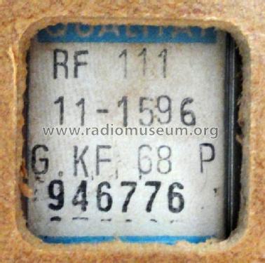Musikgerät RF111 Ch= CS111; Grundig Radio- (ID = 1477743) Radio