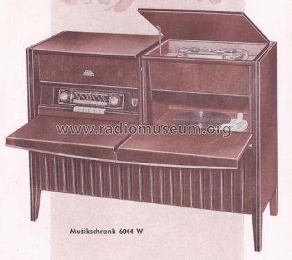 Musikschrank 6044W; Grundig Radio- (ID = 1444143) Radio