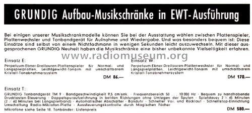 Musikschrank 6064W/3D; Grundig Radio- (ID = 2734492) Radio