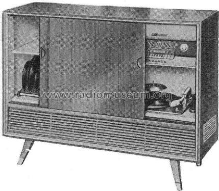 Musikschrank 7095; Grundig Radio- (ID = 368626) Radio