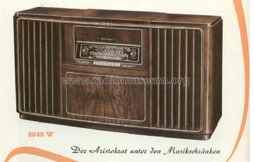 Musikschrank 9040W; Grundig Radio- (ID = 32324) Radio