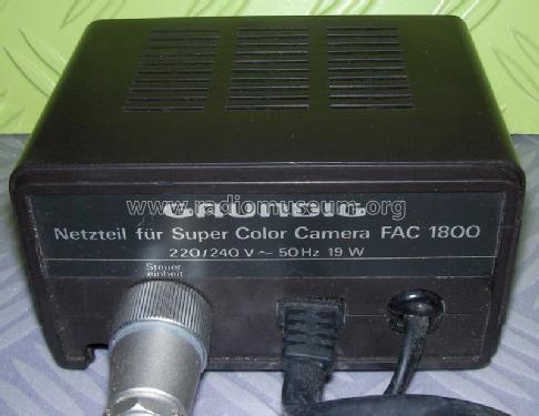 Netzteil für Super Color Camera FAC 1800 ; Grundig Radio- (ID = 1219811) Power-S