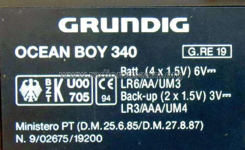 Ocean-Boy 340; Grundig Radio- (ID = 2364103) Radio