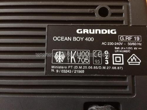 Ocean Boy 400 G. RF 19 ; Grundig Radio- (ID = 2129863) Radio