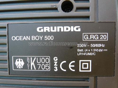 Ocean-Boy 500; Grundig Radio- (ID = 1051304) Radio