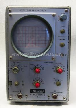 Oszillograph G3/13S; Grundig Radio- (ID = 2536009) Equipment