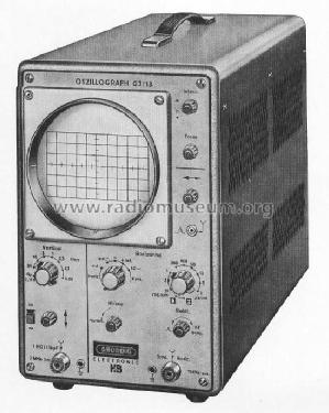 Oszillograph G 3/13; Grundig Radio- (ID = 261310) Equipment